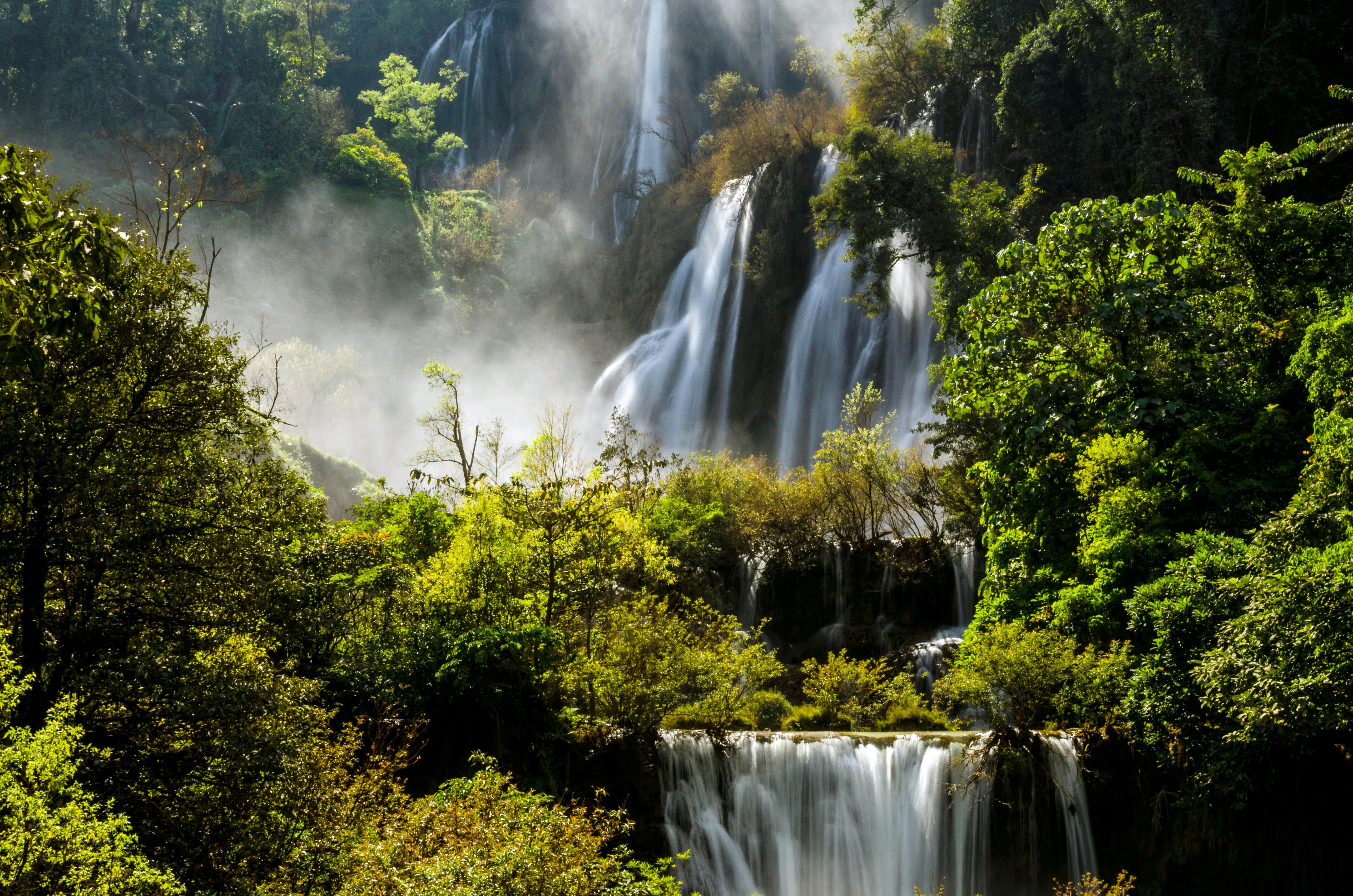Nam Tok Thilawsu waterfall.

